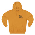 Vida Life Mustard Fleece Hoodie — Cozy Casual Pullover with Minimal Logo