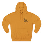 Vida Life Mustard Fleece Hoodie — Cozy Casual Pullover with Minimal Logo